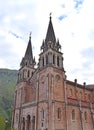 Basilica of Santa Maria la Real de Covadonga Royalty Free Stock Photo