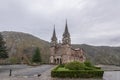 Basilica of Santa Maria la Real de Covadonga Royalty Free Stock Photo