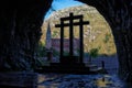 Basilica of Santa Maria la Real de Covadonga, Covadonga, Asturias, Spain Royalty Free Stock Photo