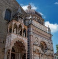 Basilica of Santa Maria Maggiore. Bergamo, Italy. Historical architecture of Old town or Upper City in Bergamo. Inside Royalty Free Stock Photo