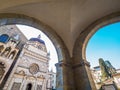 Basilica of Santa Maria Maggiore in Citta Alta, Bergamo, Italy Royalty Free Stock Photo