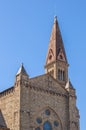 Basilica of Santa Maria Novella. View from railway station. Royalty Free Stock Photo