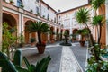 Basilica Santi Cosma e Damiano (Basilica of Saints Cosmas and Damian) in Rome, Italy Royalty Free Stock Photo