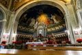 Basilica of Santi Cosma e Damiano (Basilica of Saints Cosmas and Damian) in Rome, Italy Royalty Free Stock Photo