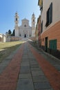 The Basilica of Santo Stefano in Lavagna near Genoa Royalty Free Stock Photo