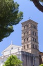 Basilica , Savello park on Palatine hill. Rome. Italy. Royalty Free Stock Photo