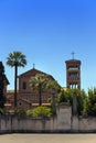 Basilica , Savello park on Palatine hill. Rome. Italy. Royalty Free Stock Photo