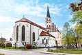 Basilica of St. James on Master PaulÃ¢â¬â¢s Square in Old town of Levoca - UNESCO SLOVAKIA Royalty Free Stock Photo