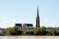 Basilica of St. Michael and Garonne River, Bordeaux, France