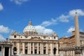 Basilica the St. Peter in vatican Royalty Free Stock Photo