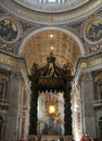 Basilica of St. Peter in the Vatican, Rome Royalty Free Stock Photo