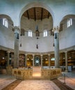 Basilica of St. Stephen in the Round on the Celian Hill in Rome, Italy. Royalty Free Stock Photo