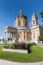 The Basilica of Superga is a church in Superga, in the vicinity of Turin, Italy. Royalty Free Stock Photo