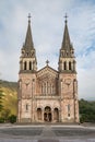 Basilica of the Virgin of Covadonga, Asturias, Spain Royalty Free Stock Photo