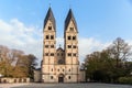 Basilika St. Kastor or Basilica of Saint Castor in Koblenz, Germ Royalty Free Stock Photo