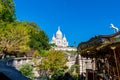 The Basilique du Sacre Coeur de Montmartre in Paris, France Royalty Free Stock Photo