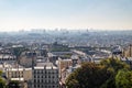 The Basilique du Sacre Coeur de Montmartre view in Paris, France Royalty Free Stock Photo