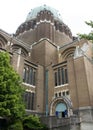 Basilique du Sacre-Coeur (Sacred Heart Basilica) in Brussels, Belgium. Details Royalty Free Stock Photo