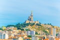 Basilique Notre-Dame de la Garde in Marseille, France Royalty Free Stock Photo