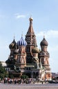 The famous Basilius Cathedral in Moscow Royalty Free Stock Photo