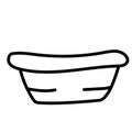 basin, bath. vector hand drawn doodle style element