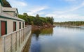 Basin Head PEI river near beach  2 Royalty Free Stock Photo