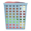Basin plastic basket icon cartoon . Child wash