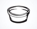 Basin. Vector drawing Royalty Free Stock Photo