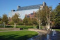 Basingstoke fountains on a sunny day Royalty Free Stock Photo