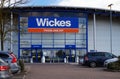 Basingstoke, UK - March 9th 2017: Exterior of the Wickes Trade a