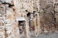 Basingwerk Abbey historic ruins in Greenfield, near Holywell North Wales. Royalty Free Stock Photo