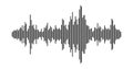 Earthquake background. seismogram for seismic measurement.