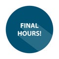 final hours badge on white