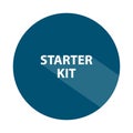 starter kit badge on white