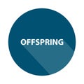 offspring badge on white