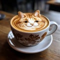 Whisker Wonderland: Aromatic Bliss in Cat Cappuccino Serenity