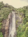 Lovers Leap waterfall Nuwaraeliya Royalty Free Stock Photo