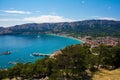 Baska Bay on Krk Island, Croatia Royalty Free Stock Photo