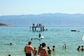 Baska, island Krk, Adriatic coast beaches, Croatia