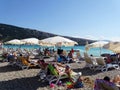 Baska,island Krk,Long beach by summer,Croatia
