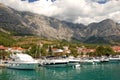 Gorgeous view of marina in dalmatian Baska Voda, C