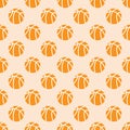 Basket balls pattern. Royalty Free Stock Photo