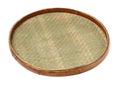 Basket is bamboo for hanmade