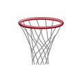 basket basketball hoop cartoon vector illustration Royalty Free Stock Photo