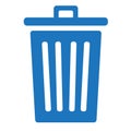 Basket bin icon garbage illustration - vector symbol trash