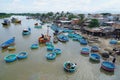 Fishing boats in the Center of Vietnam