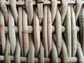 basket crafts from rattan woven as a background