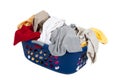 Basket of Dirty Laundry Royalty Free Stock Photo