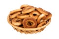 Basket with dry bread-ring