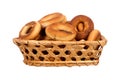 Basket with dry bread-ring
